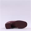 Wonders Lady Platform Block Heel Boot - Burgundy Leather